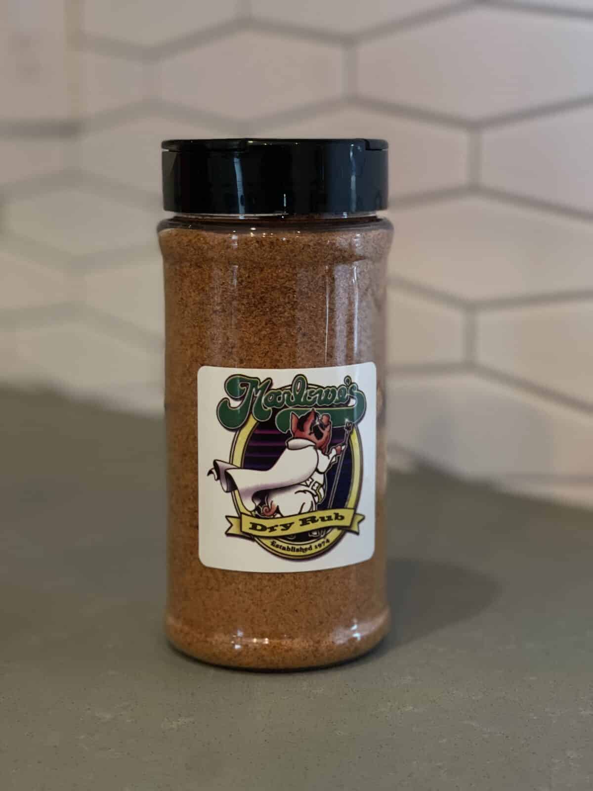 BBQ Rub Shaker Large Marlowe's Ribs & Restaurant